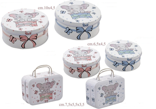 BOX METALLO BABY ELEFANTINO