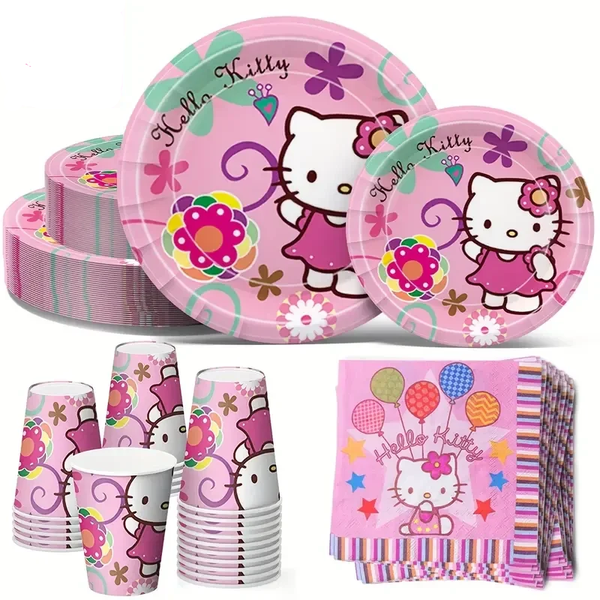 Confezione 80 Pezzi Monouso HELLO KITTY