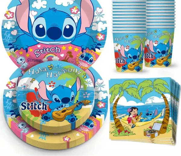 Confezione da 50 Pezzi Monouso Disney Stitch Ula Harmony
