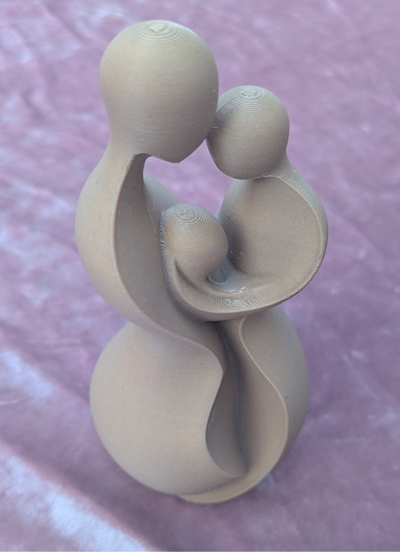 Family of Three Love Sculpture