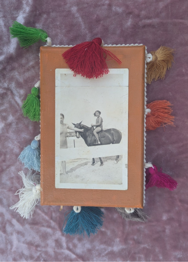Antique Photo with Tassels