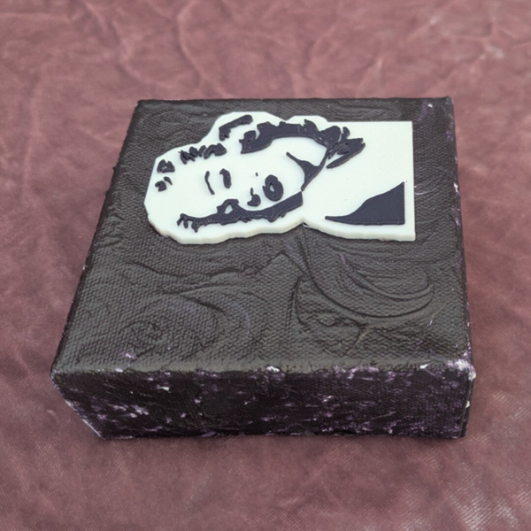 Purple Marilyn Mixed Media