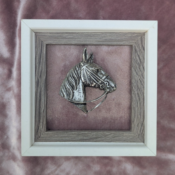 Silver Colored Mounted Horse Pin