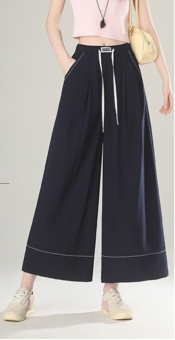 Damen Hose - Leinen Optik