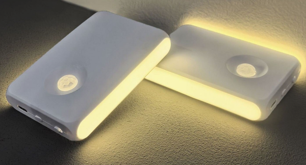 Intelligente Sensor-Nachtlampe mit LED, Typ-C-Aufladung, kabellos, magnetisch für Zuhause.