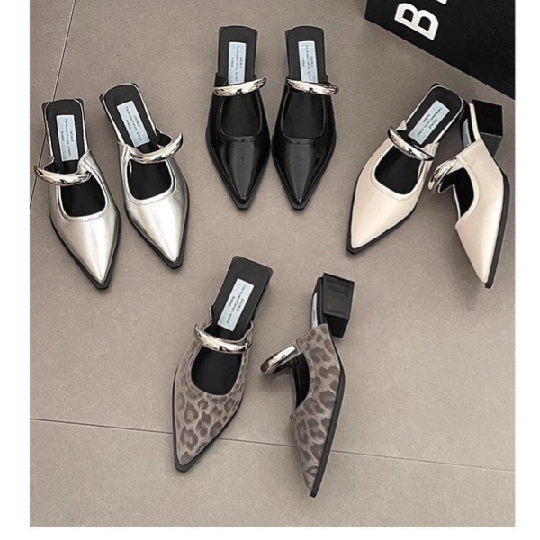 Damen Schlupfschuhe - französischer Stil
