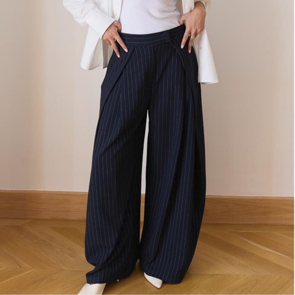 Damen Wide-Leg Hose – Hohe Taille