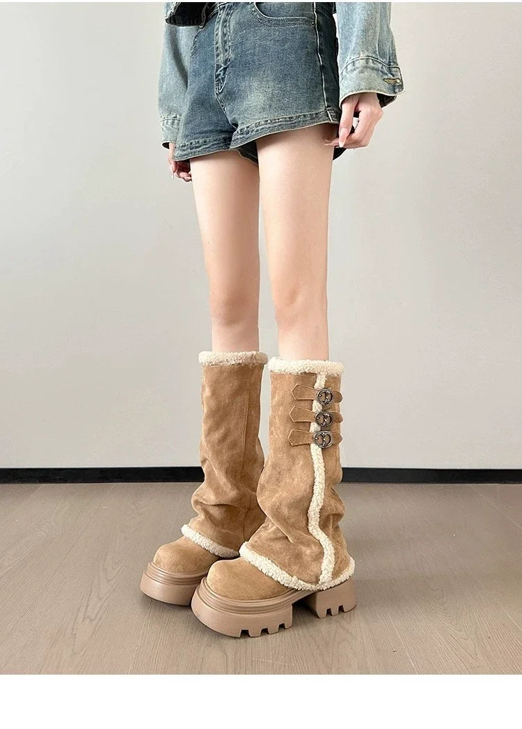 Damen Winter Boots im Western Mad Look