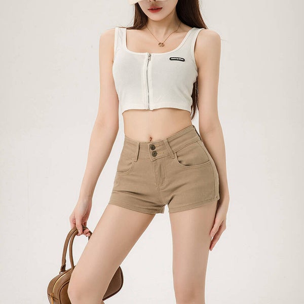 Damen American Style Shorts, eng geschnitten