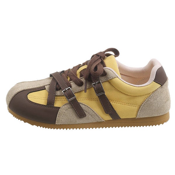 Damen Retro Sneaker - Schnür-Freizeitschuhe