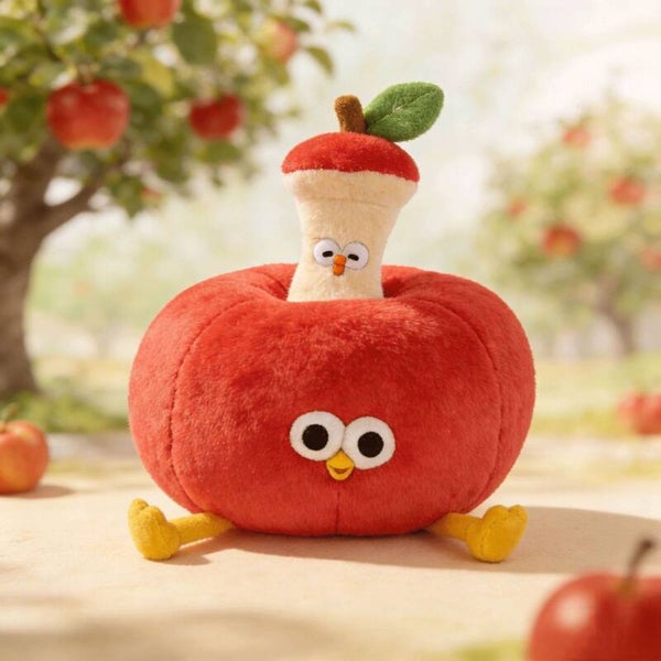 "Apfel-Hähnchen" Plüschfigur