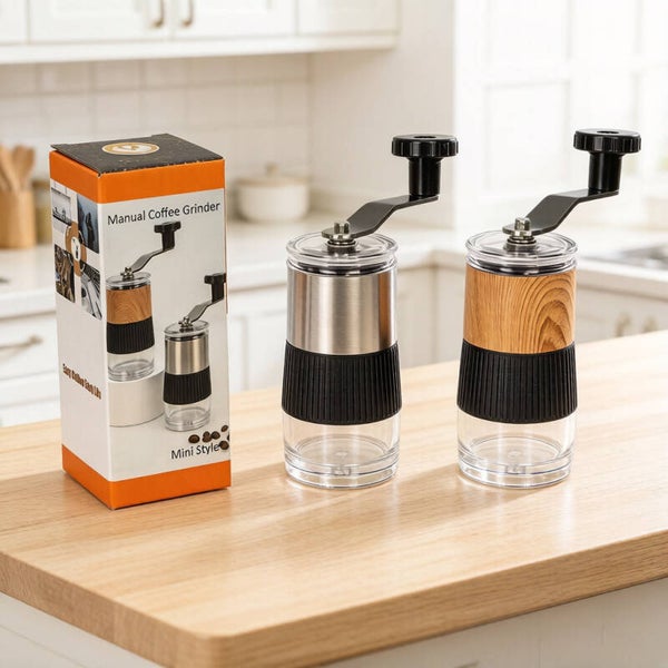 Mini Kaffeemühle - mit Kaffeedose