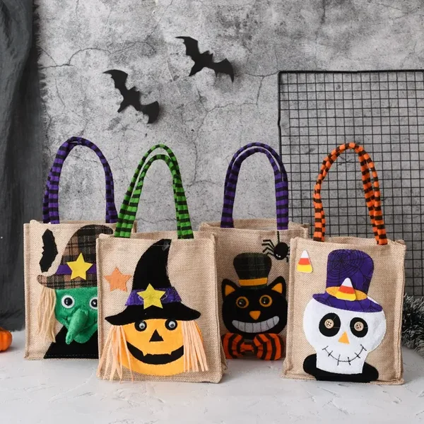 Halloween Süßigkeiten Tasche, verschiede Designs