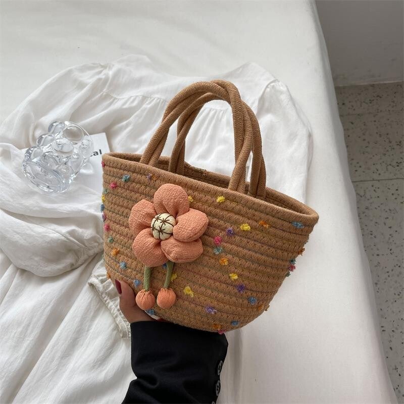 Handtasche aus Baumwollgarn - Tote Bag