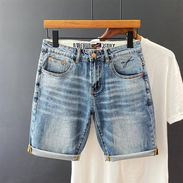 Herren Denim Shorts  –  Clean Fit Stil
