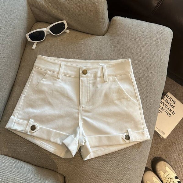 Damen Low-Rise Shorts Y2K