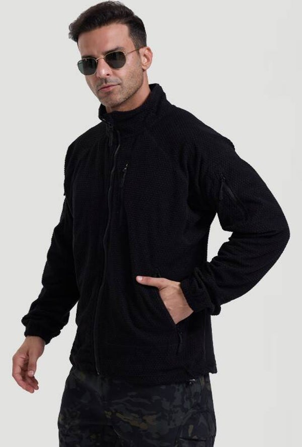 Herren Fleecejacke - Fußball Design