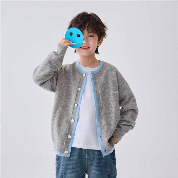 Jungen Strickjacke - College‑Stil