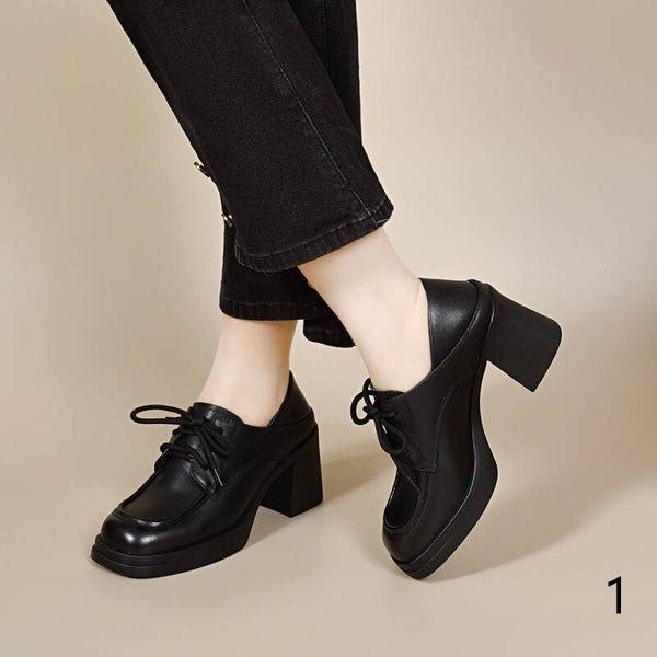 Damen Schnürschuhe - britischer Stil