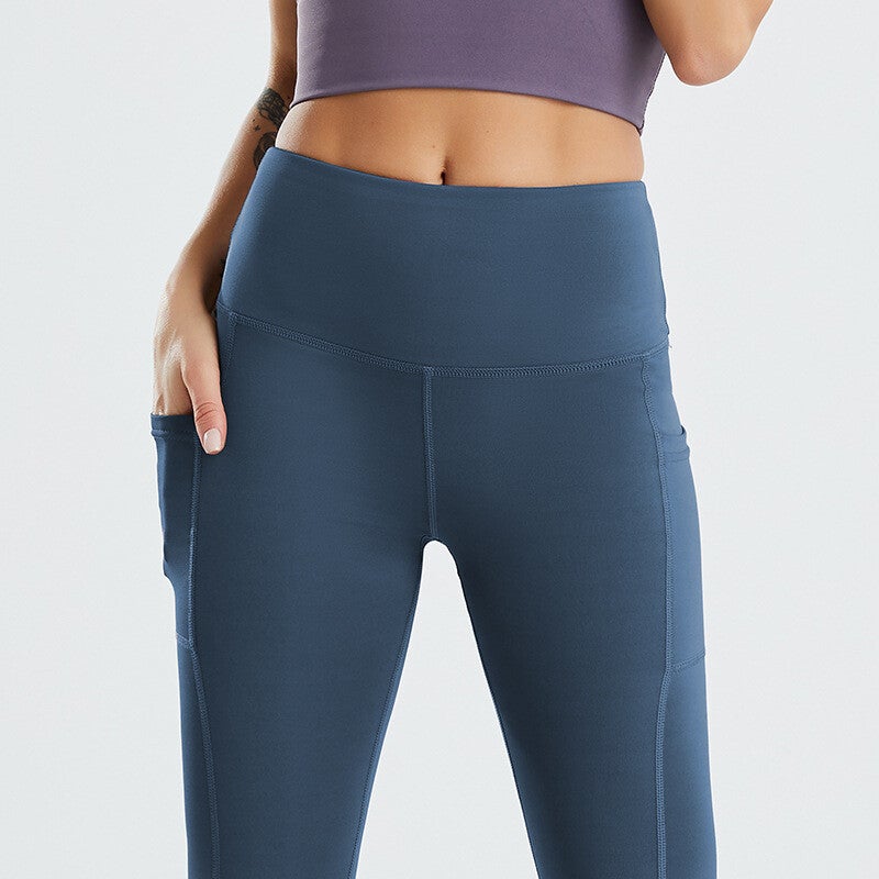 Peach-Lift Yoga Hose – High Waist