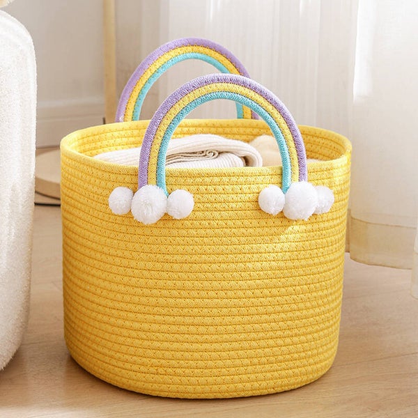 Regenbogen Aufbewahrungskorb