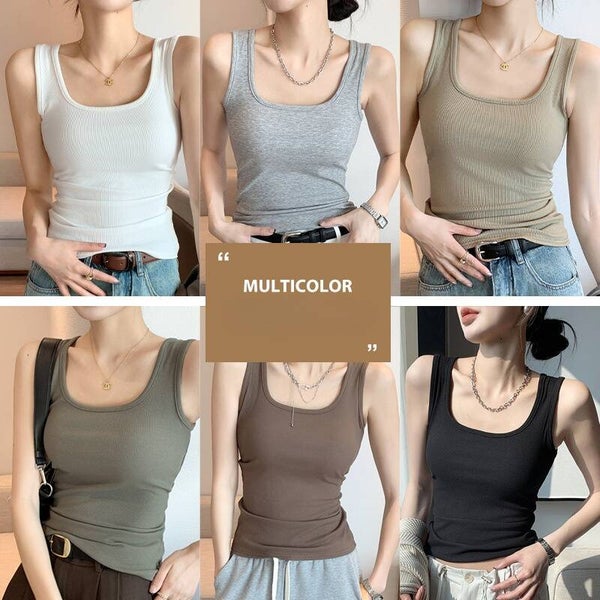 Damen Basic Tanktop - 2 Stück