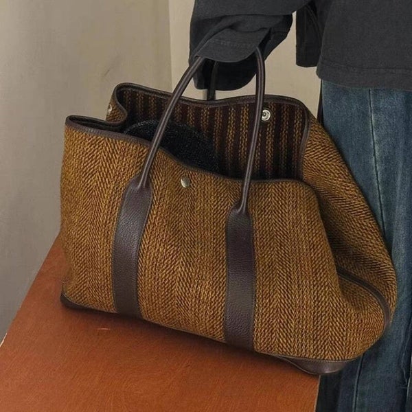 Geflochtene Baumwoll Tote Bag
