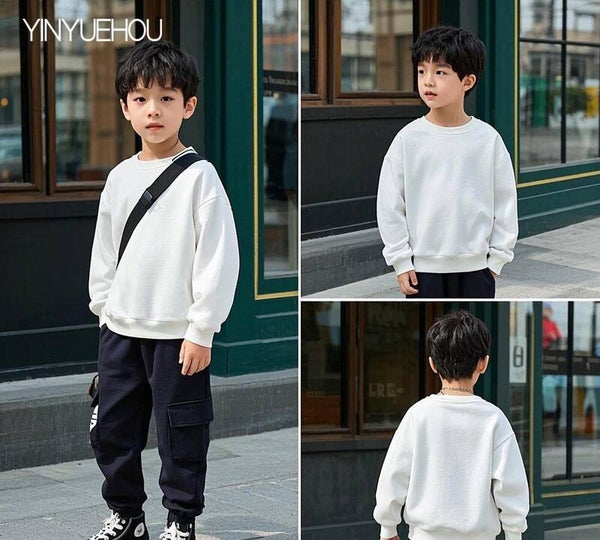 Kinder Sweatshirt - einfarbig