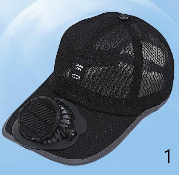 Mesh Cap - Solarhut mit Ventilator