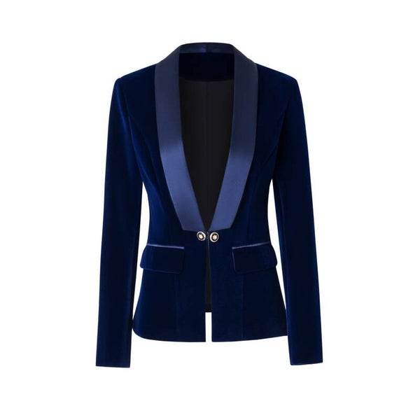 Damen Freizeit Blazer aus Samt
