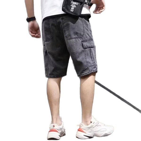 Herren Jeans Cargoshorts - 5/8