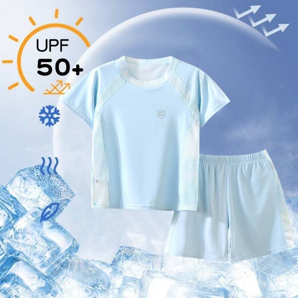 Mädchen Netzstoff Sportset