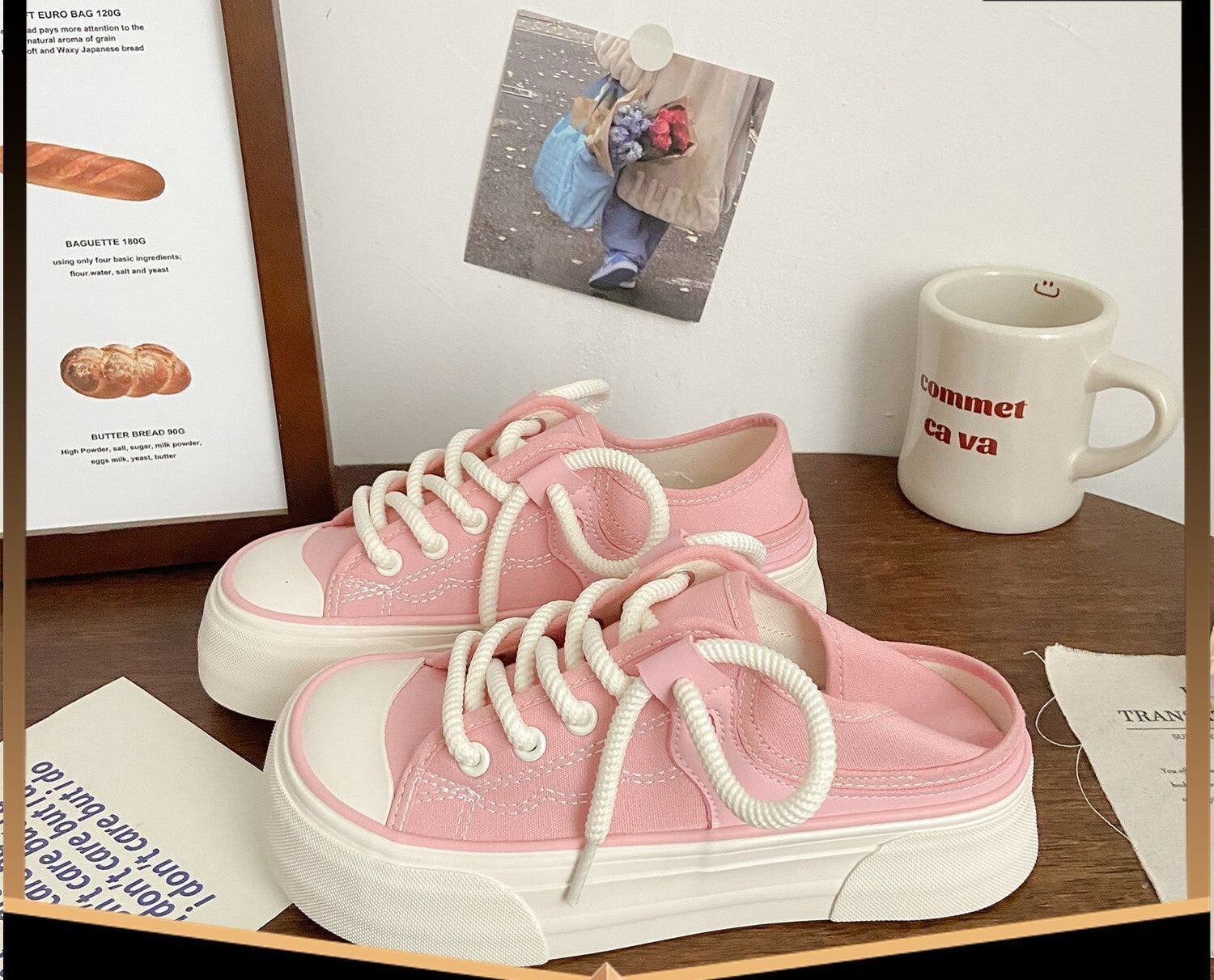Ugly-Chic Canvas Sneaker | Blokecore Look