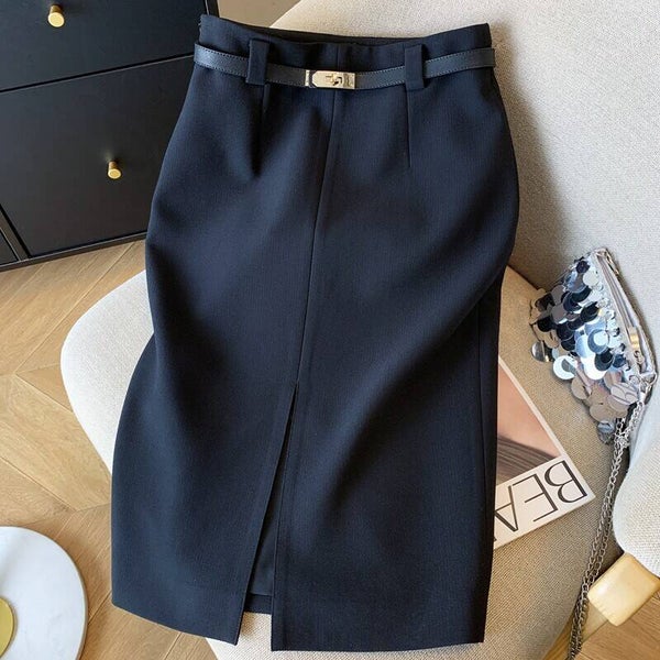 Damen Business Rock - hohe Taille