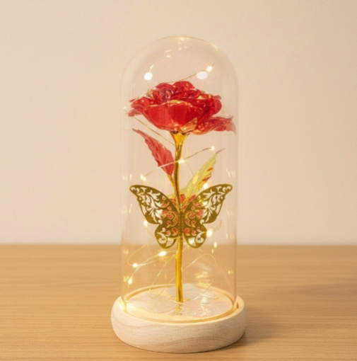 Ewige Rose - Glasdome