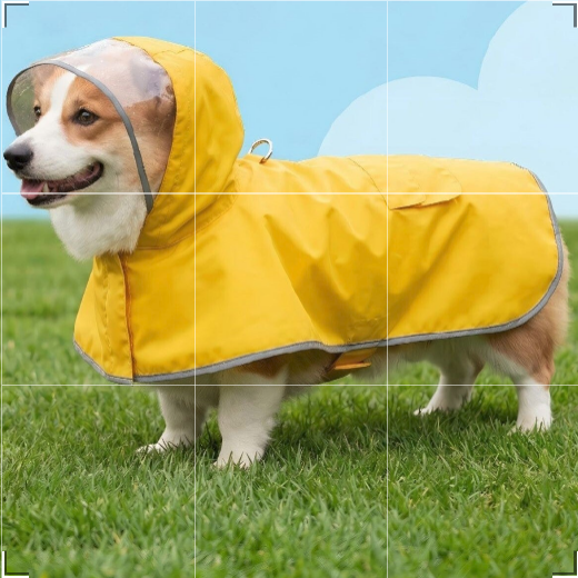 Hunde Regenponcho - Hunderegenjacke