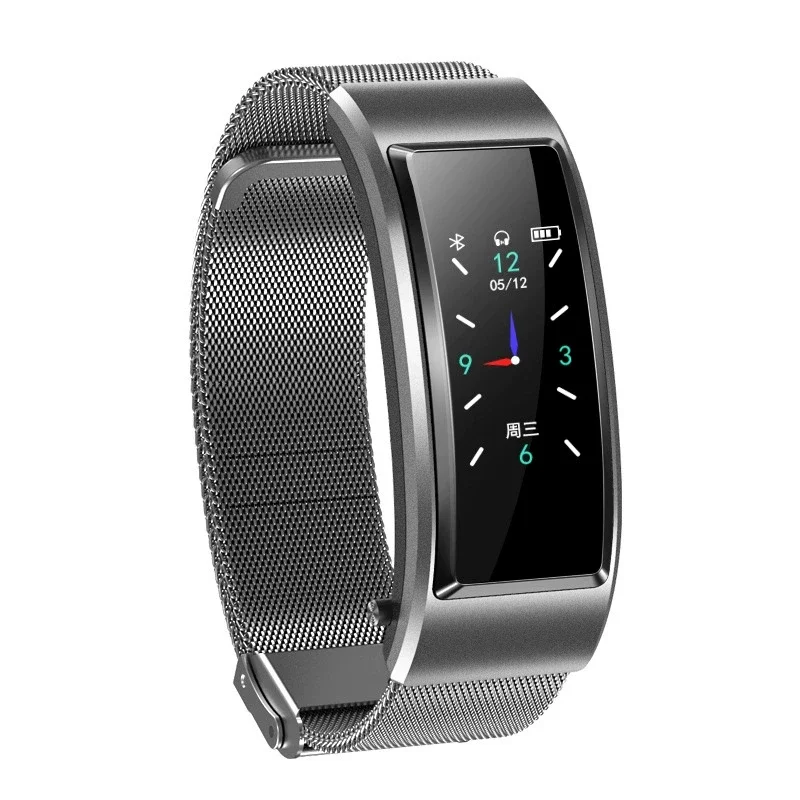 Smartwatch B6S mit Farbdisplay & Headset