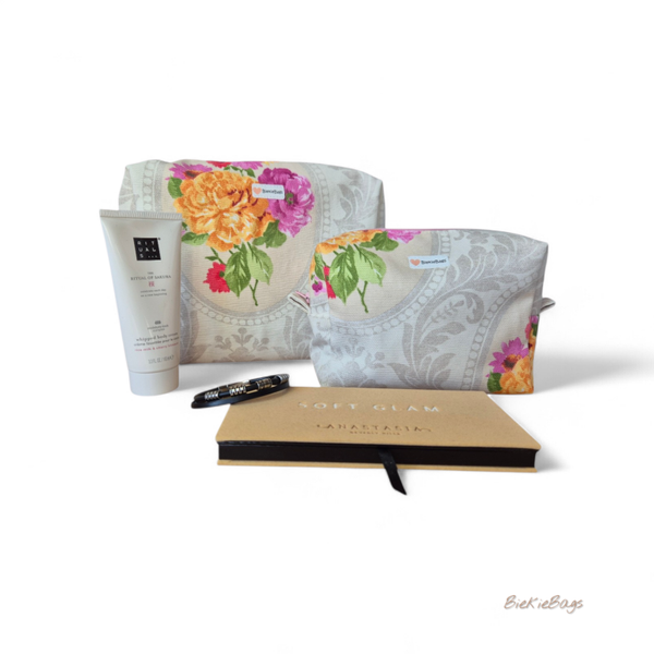 Make-up tassen set -Color Romance (groot en klein)