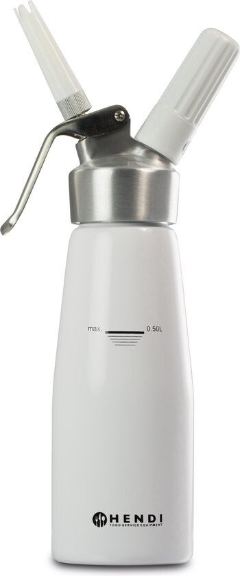 Hendi Slagroomapparaat - 0,5 Liter