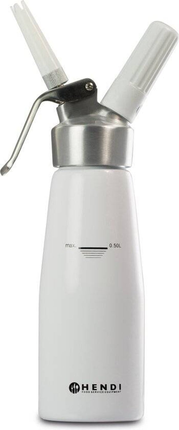 Hendi Slagroomapparaat - 0,5 Liter