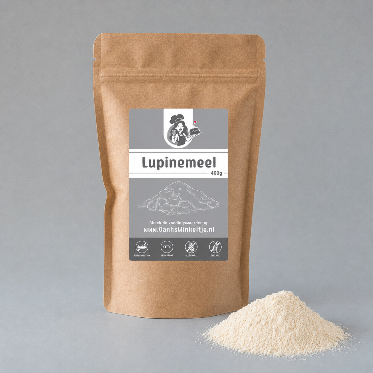 Lupinemeel - 400 gram