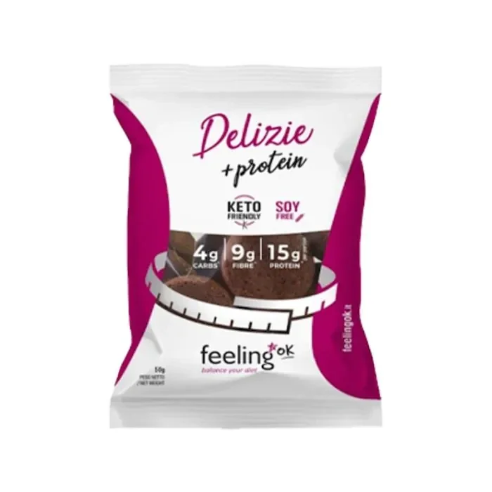 Delizia Cacao Mini Koekjes - 50 gram