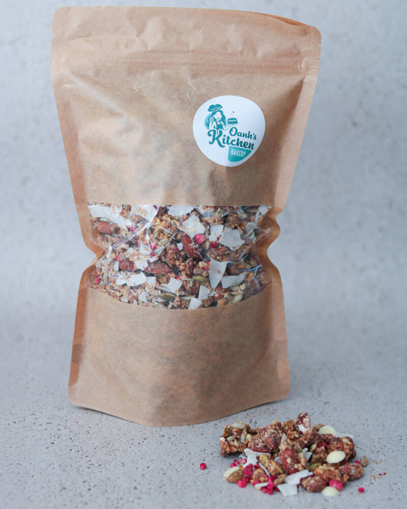 Keto Cruesli - Frambozen witte chocolade