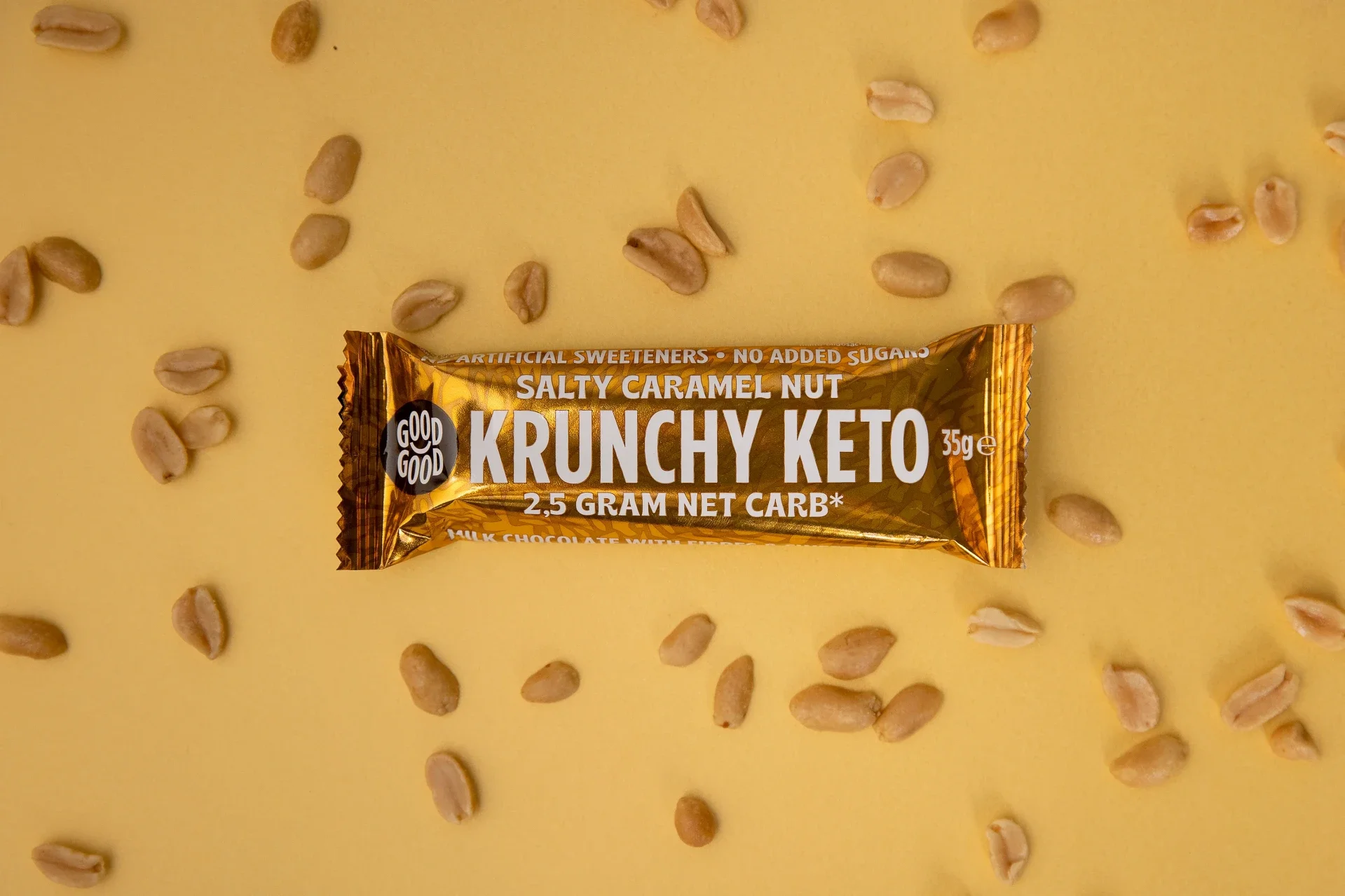 Krunchy Keto Bar Salty Caramel - 35 gram