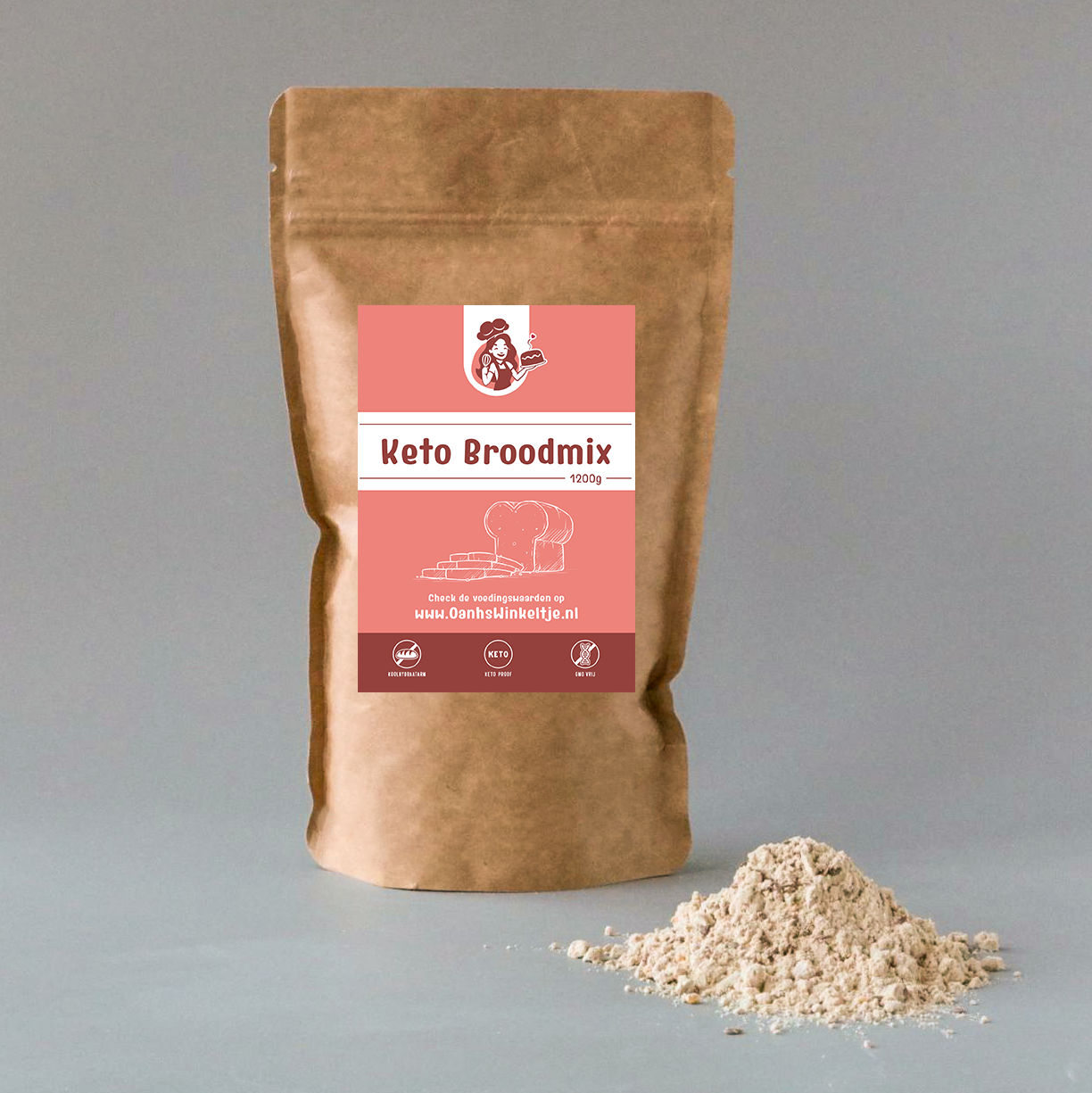 Keto Broodbakmix - 1200 gram