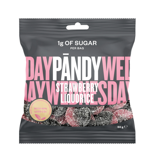 Pandy Strawberry Liquorice - 50 gram