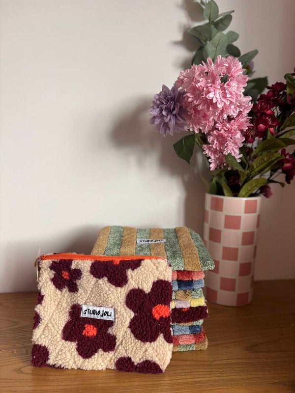 JOLI tasje teddy bloemen