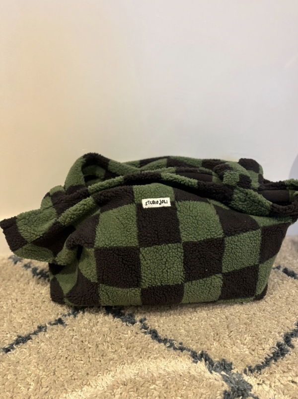 Joli bag LARGE  teddy green