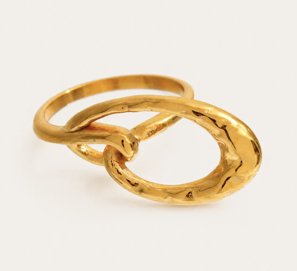 Lot ring goud