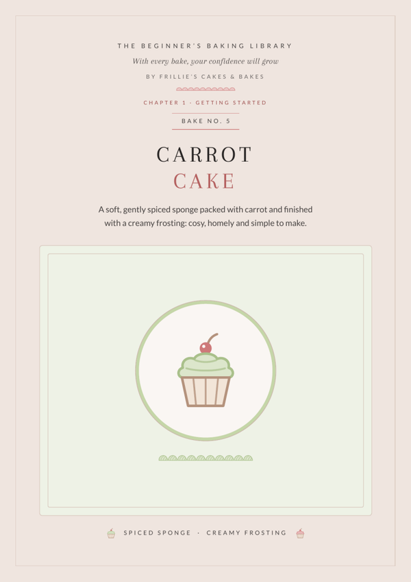 Bake No: 5  Carrot Cake